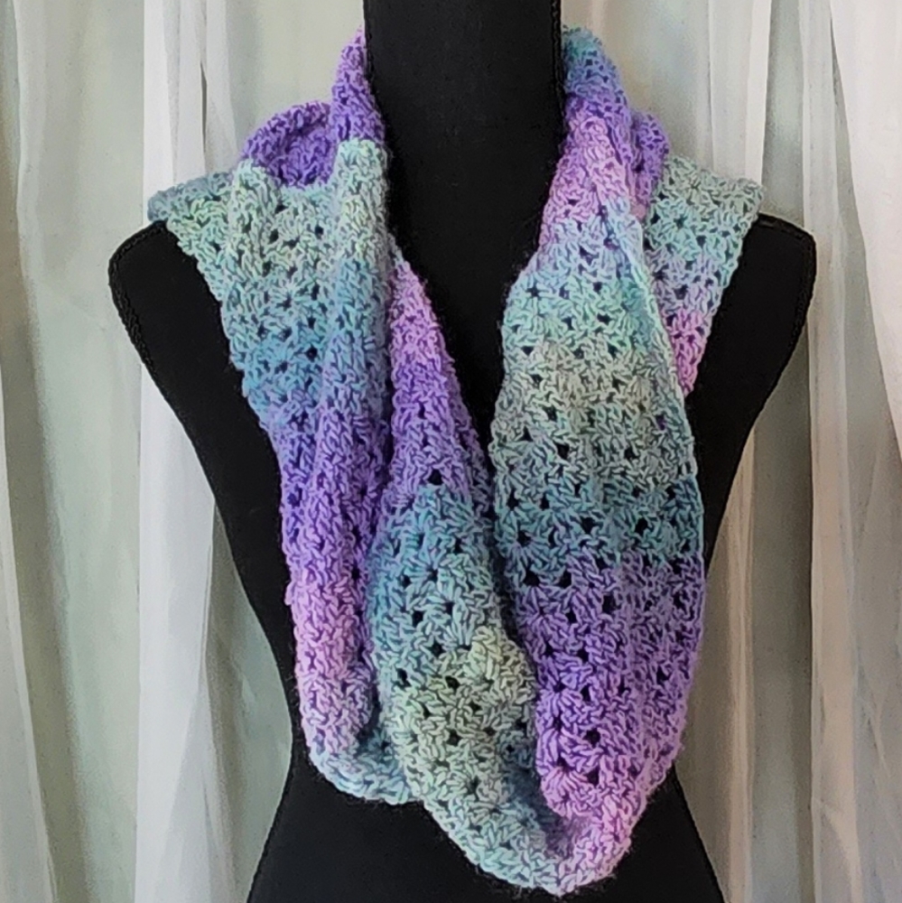 Homemade infinity scarf